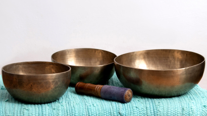 Tibetische Klangschalen für Klangtherapie, Musiktherapie, Entspannung, Meditation